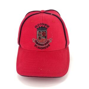 Old Course St. Andrews Links Scotland Golf Ball Hat Cap‎ Adjustable Cotton